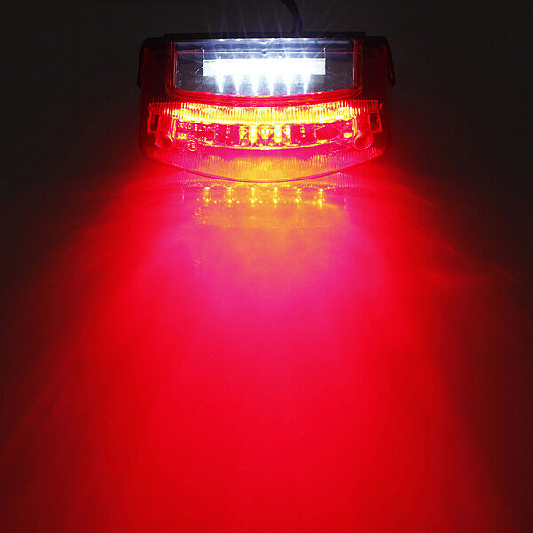 Motorcycle 21 LED Rear Tail Brake Stop Light Lamp For Cafe Racer Chopper Bobber