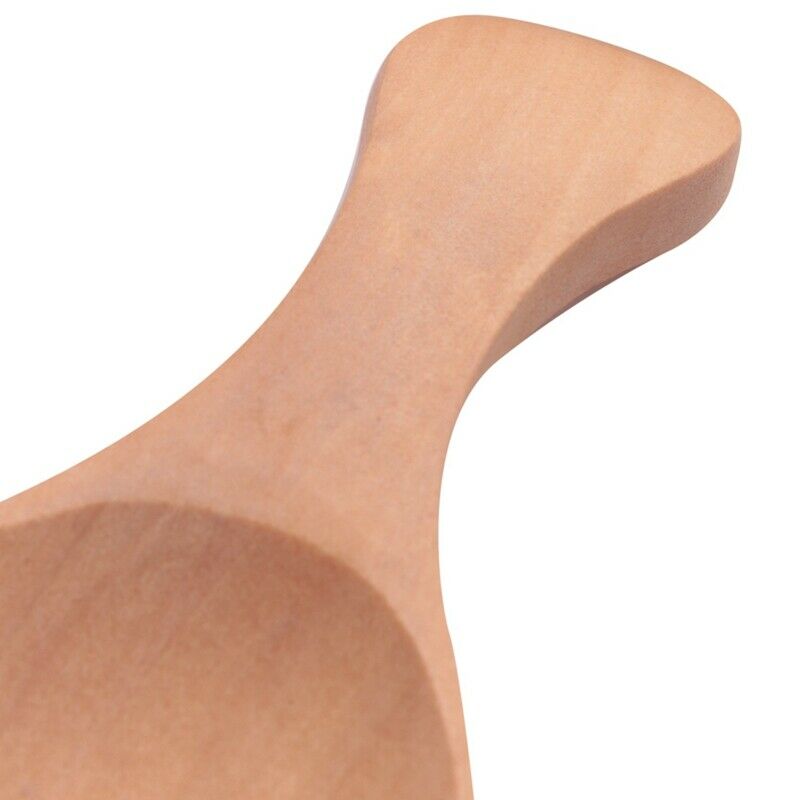 8Pcs Small Wooden Salt Spoon Solid Wood Condiments Spoon Handmade Honey TeaspoD2