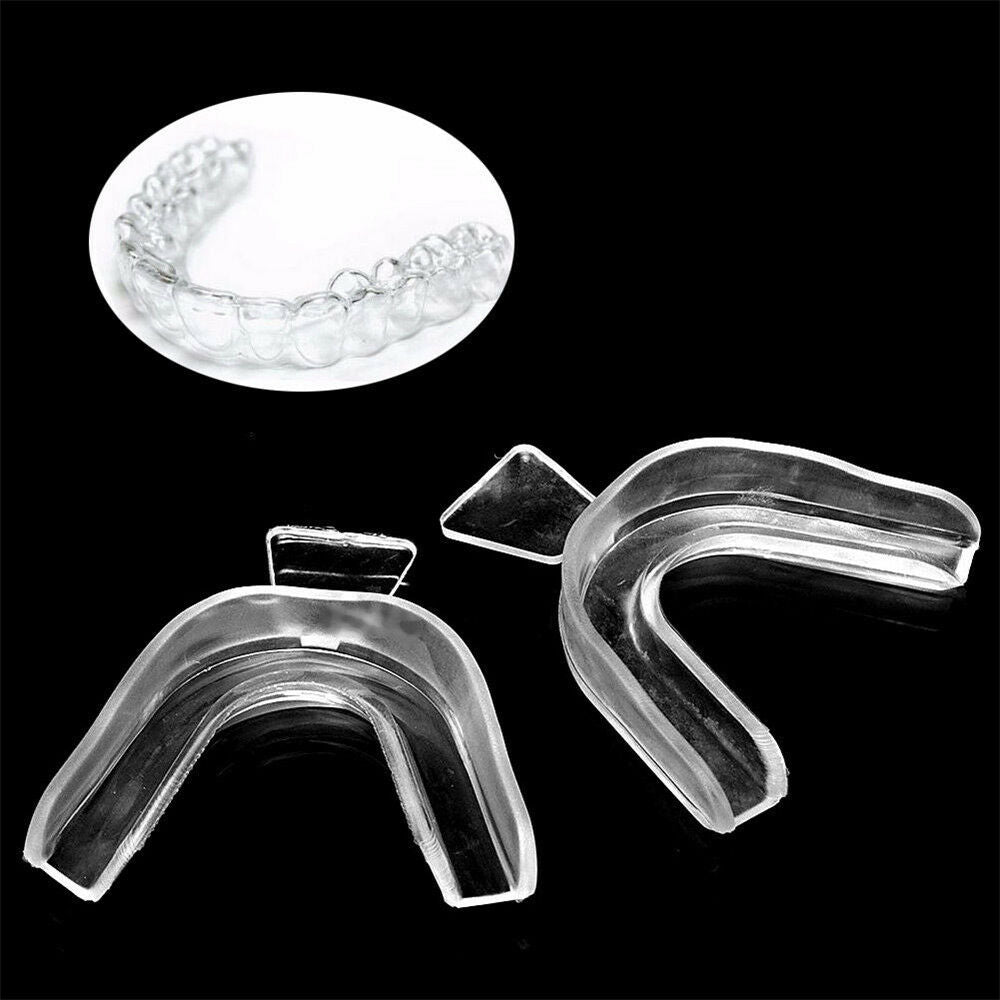 2PCS Whitening Mouth Dental Tooth Guard Whitener Teeth Trays Thermoform Moldable