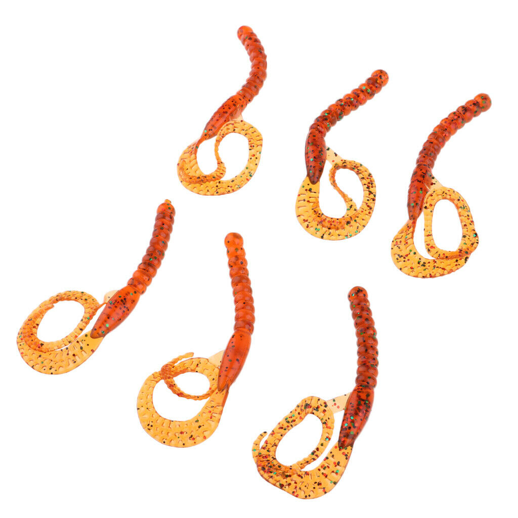 18pcs Earthworm Bait Lure for Sea Fishing
