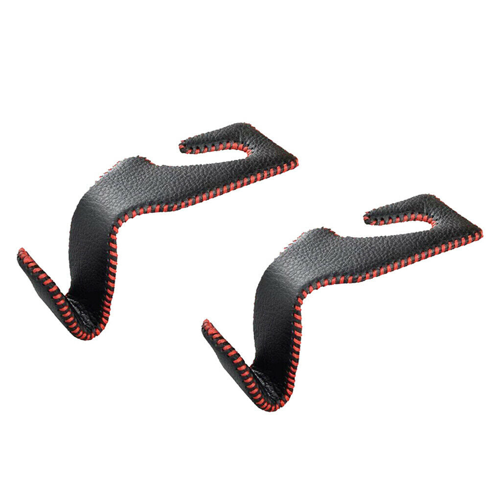 2Pieces Car Seat Headrest Hanging Hook Back Seat Purse Bag Coats Hanger