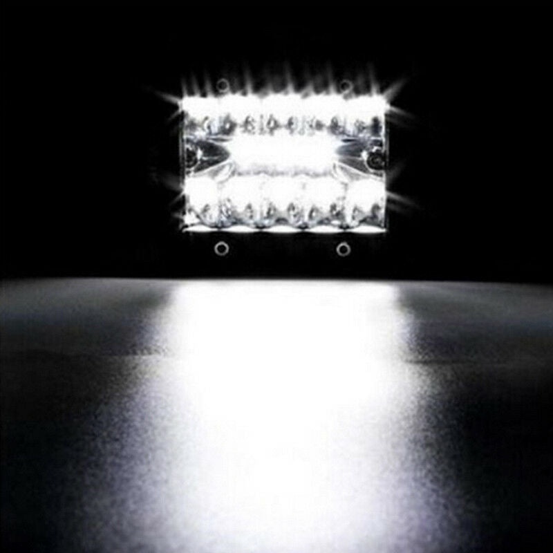 4"   Row 60W 20LED Work Lights Bar Driving Fog Flood Spot for Truck ATV IO S Ek