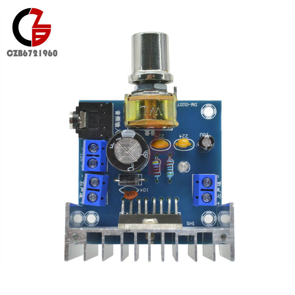 12V AC/DC TDA7297 2.0 2x15W Digital Audio Amplifier DIY Kit Dual-Channel Module