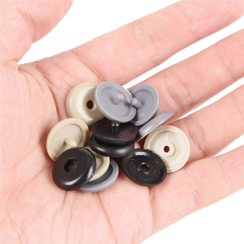 10Pcs Universal Car Seat Belt Stopper Buckle Button Fastener Safety Part C.l8