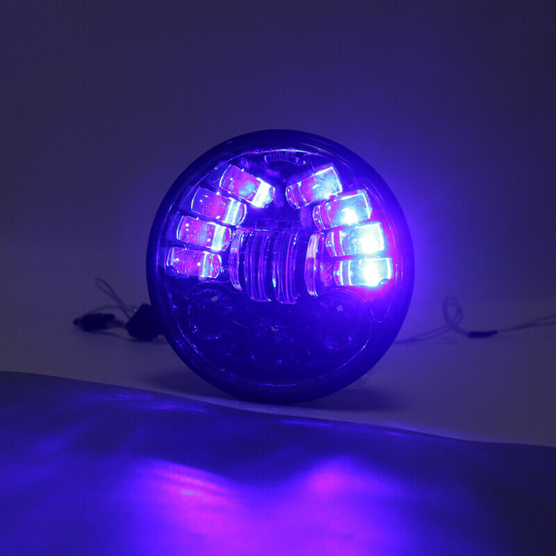 5-3/4" 5.75" Motorcycle Headlight Halo Round Projector LED Sealed Beam Lamp Bulb