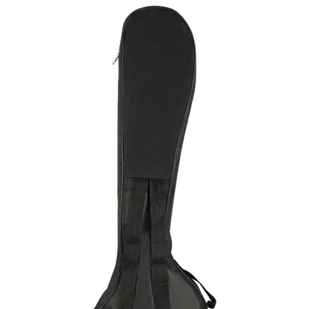 Double Straps Padded Electric Bass Guitar Gig Bag Soft Case Backpack Black