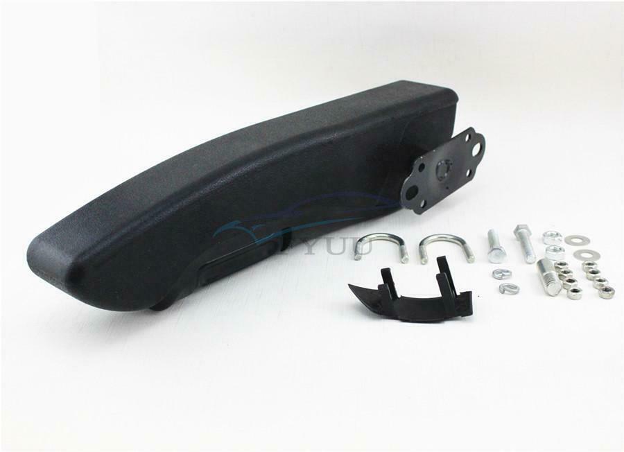 1 Set 120° Adjustable PU Foam Right Side Console Box Armrests For Car Truck Seat