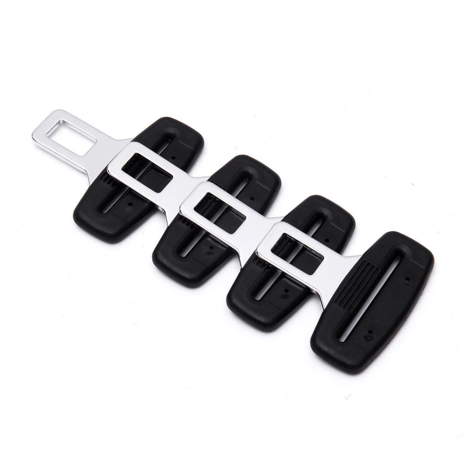 Universal Auto Car Seat Safety Belt Buckle Belt Clip Silencer Metal Tongue