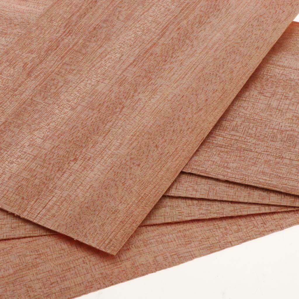 5x Acoustic Classic Guitar Wood Head Veneer for Decor Parts Sandalwood
