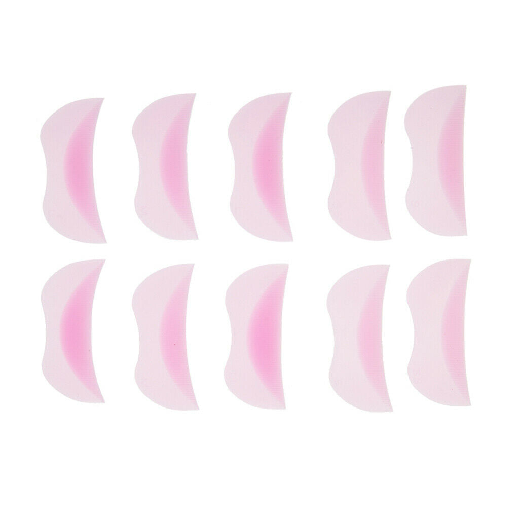 10x Silicone Curler Pads Shield Rods Embedded Ridges Eyelash Lift Perming