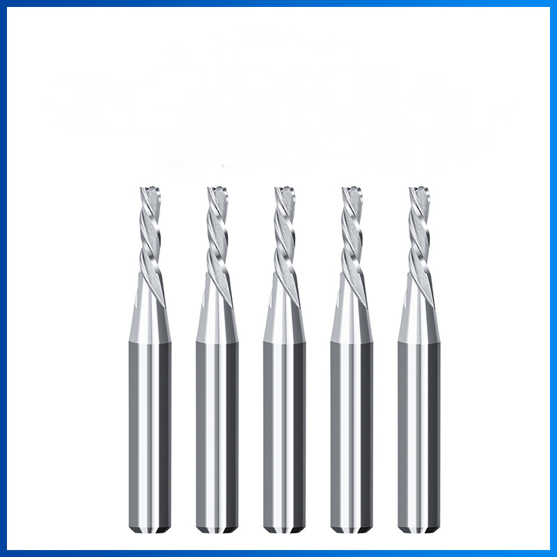 6.35Mm Shank 3-Slot Compression Milling Cutter Spiral Carbide Milling Cutter