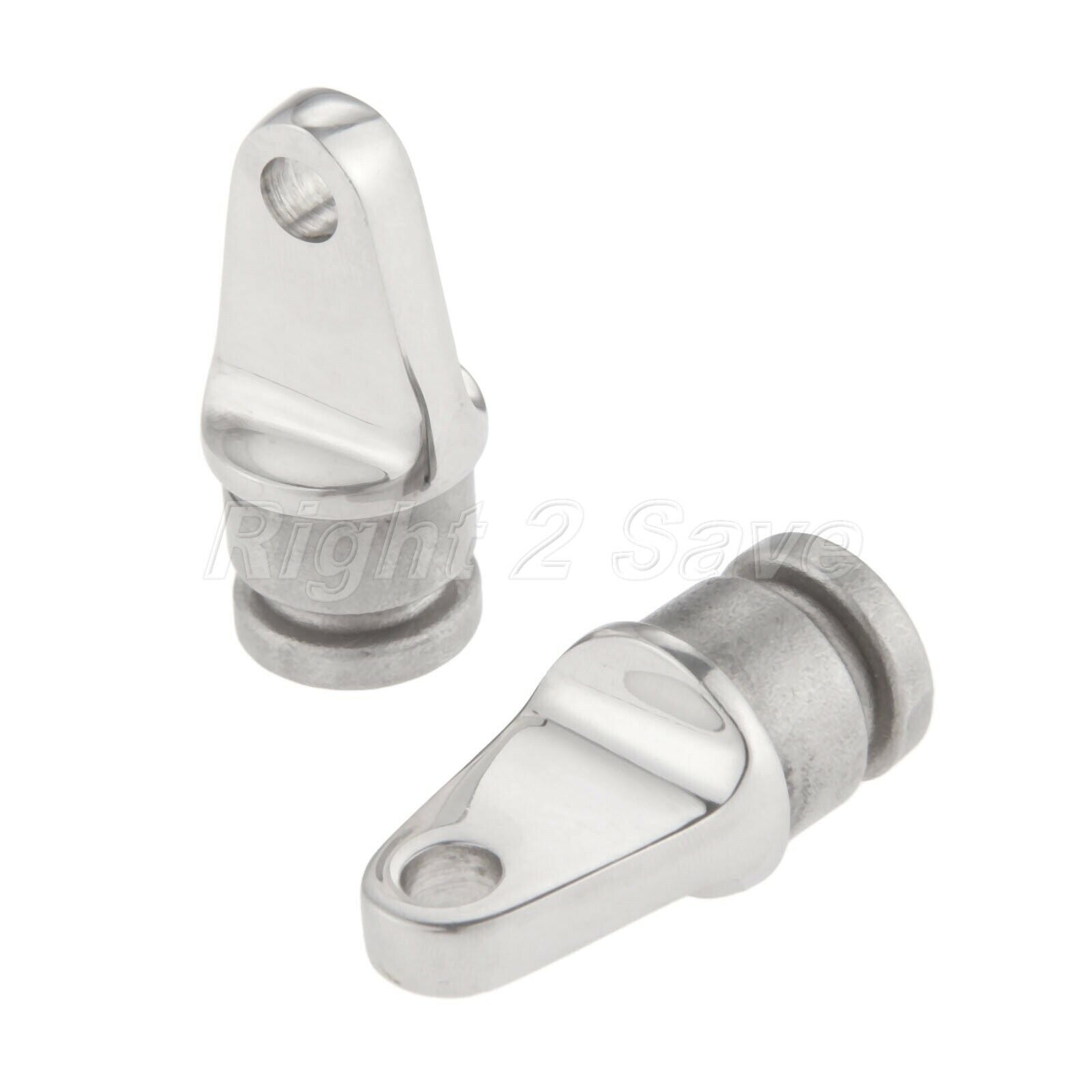2Pcs End Plug Inserts for 22mm 25mm Tube Pipe Bimini Top Fittings Inside Eye End