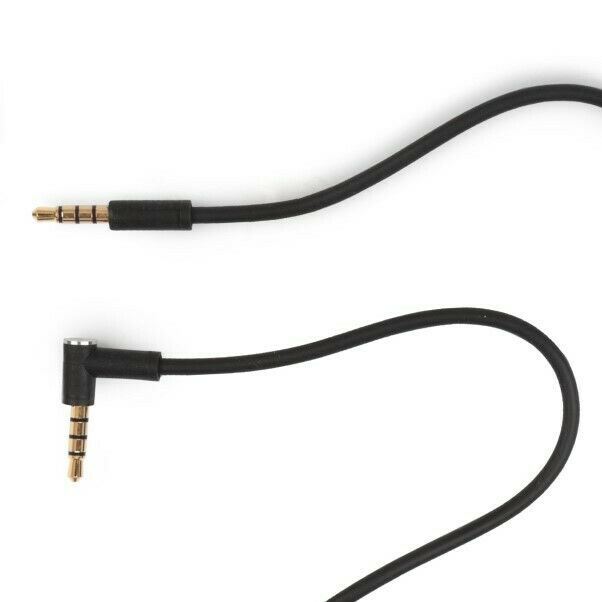 Black Audio Cable for Beats by Dre Solo2 Headphones with Microphone Wireless Aux