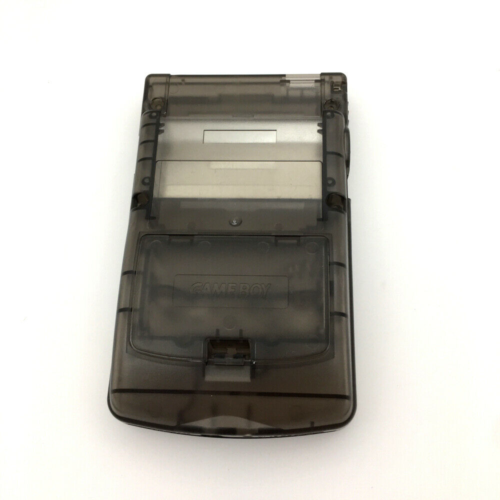 Frontlit Frontlight+Clear black full Housing Shell Kits for Game Boy Color GBC