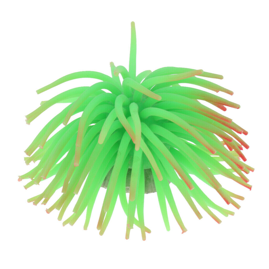 Aquarium Fish Tank Landscape Silicone Artificial Coral Ornaments Decor #2