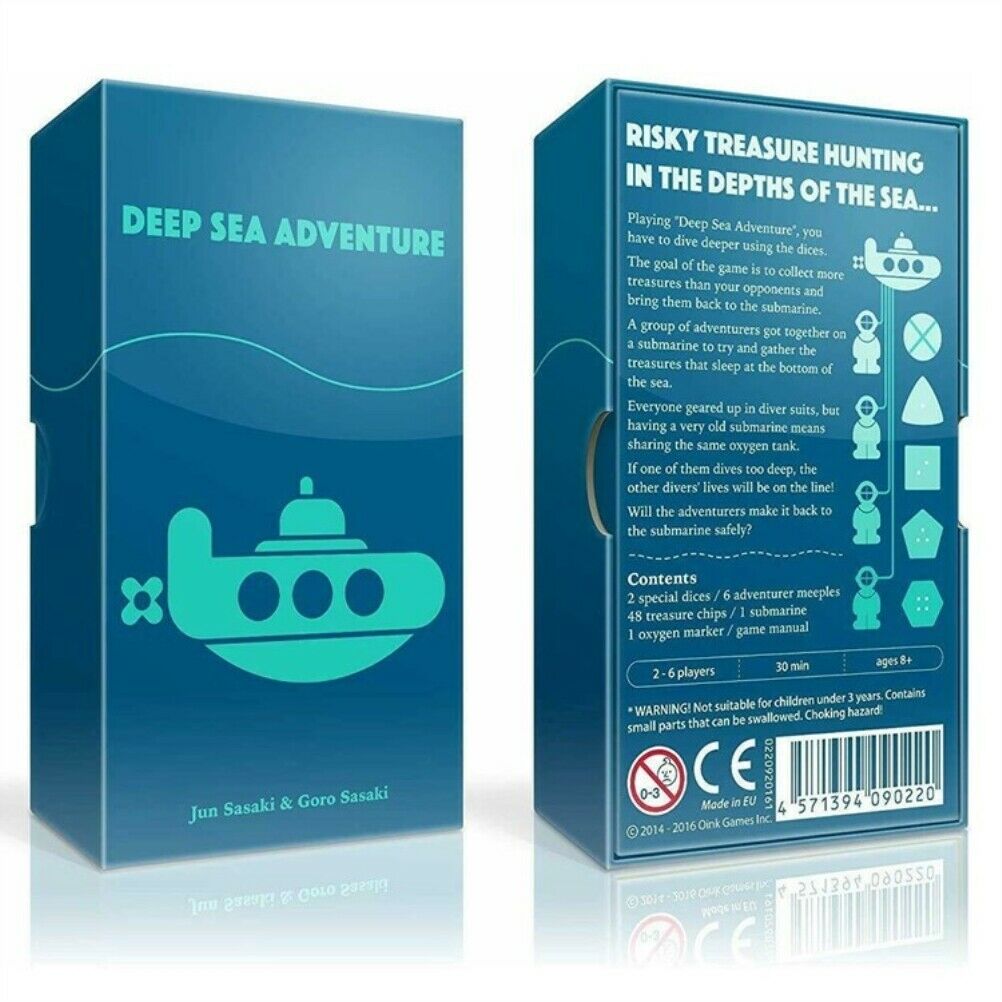 Family Party Game Deep Sea Adventure Game Funny Cards Board Game