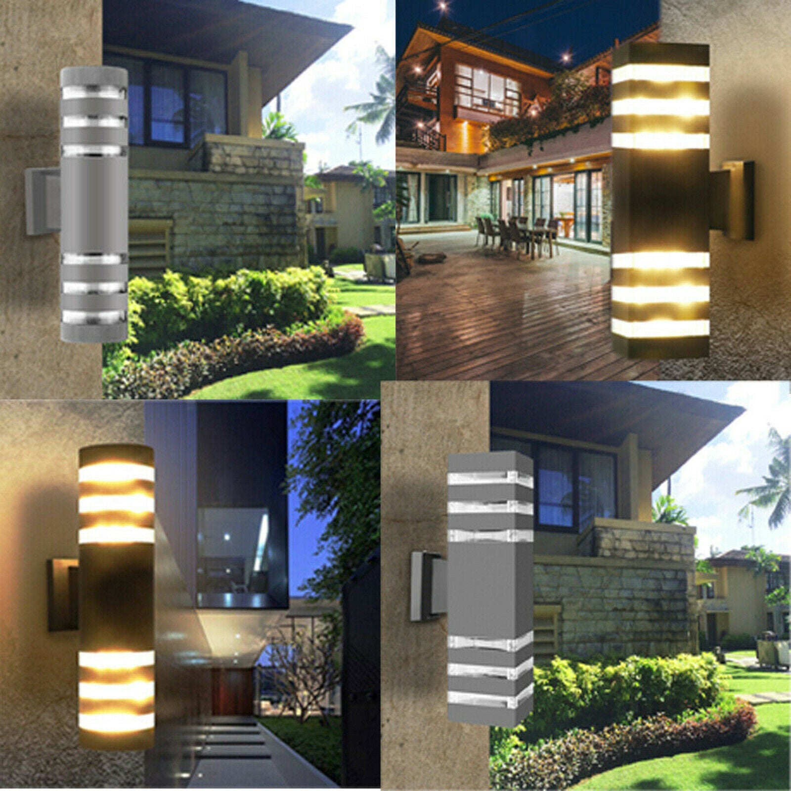 Outdoor LED Up/Down Wall Lamp Garden Lights Porch Lights Waterproof 3000K