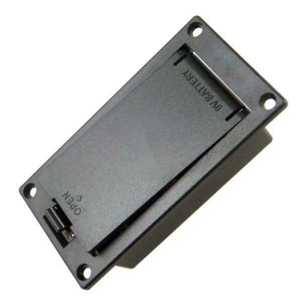 9V Battery Holder Flat Compartment Box Replacement Parts for Guitar Bass