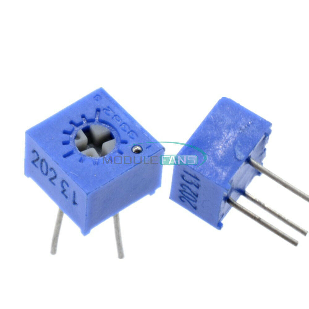 10PCS 3362P-202 3362P 2K ohm High Precision Variable Resistor Potentiometer