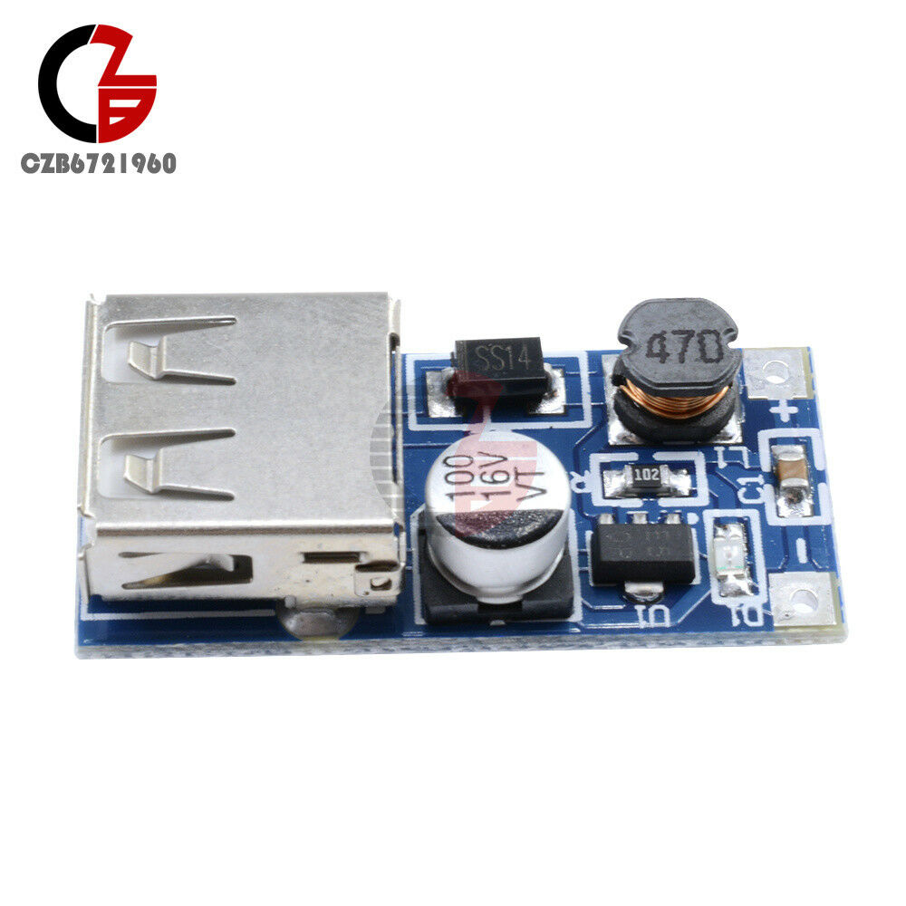 3PCS 0.9V-5V to 5V DC-DC Booster Module USB Mobile Step-up Power Supply Module