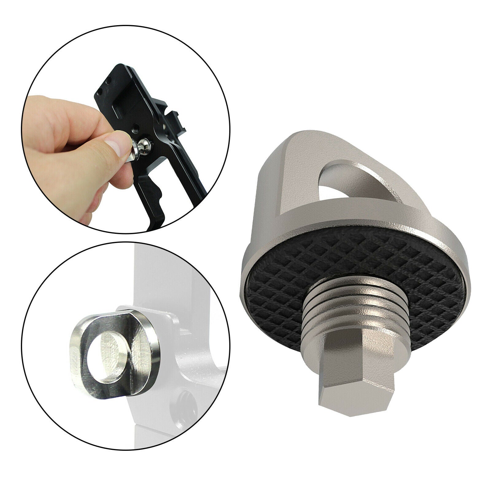 Quick-release Metal Screw for Quick Release Neck Strap / R-strap / Neck Strap,