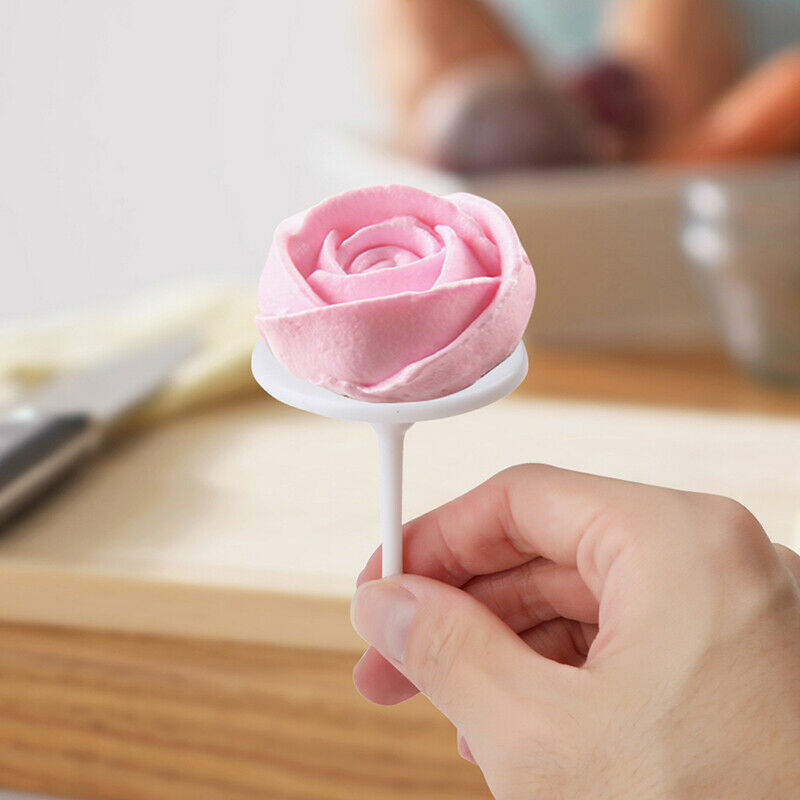 4pcs/set Cake Flower Nails Plastic Piping Nail Baking Piping Stands Too.l8