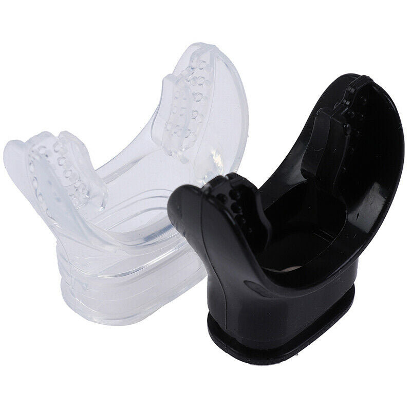 2Pcs Soft Silicone Mouth Dive Breathing Tube Mouthpiece Snorkeling RegulatorUS