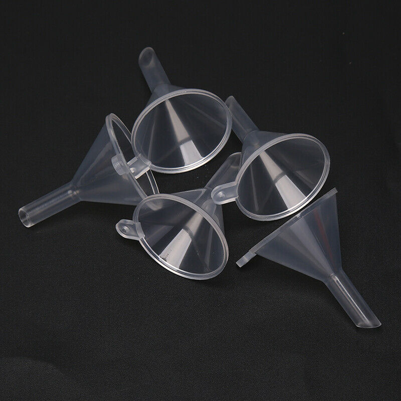5pcs New Small Plastic For Perfume Diffuser Bottle Mini Liquid Oil Funnels  KX