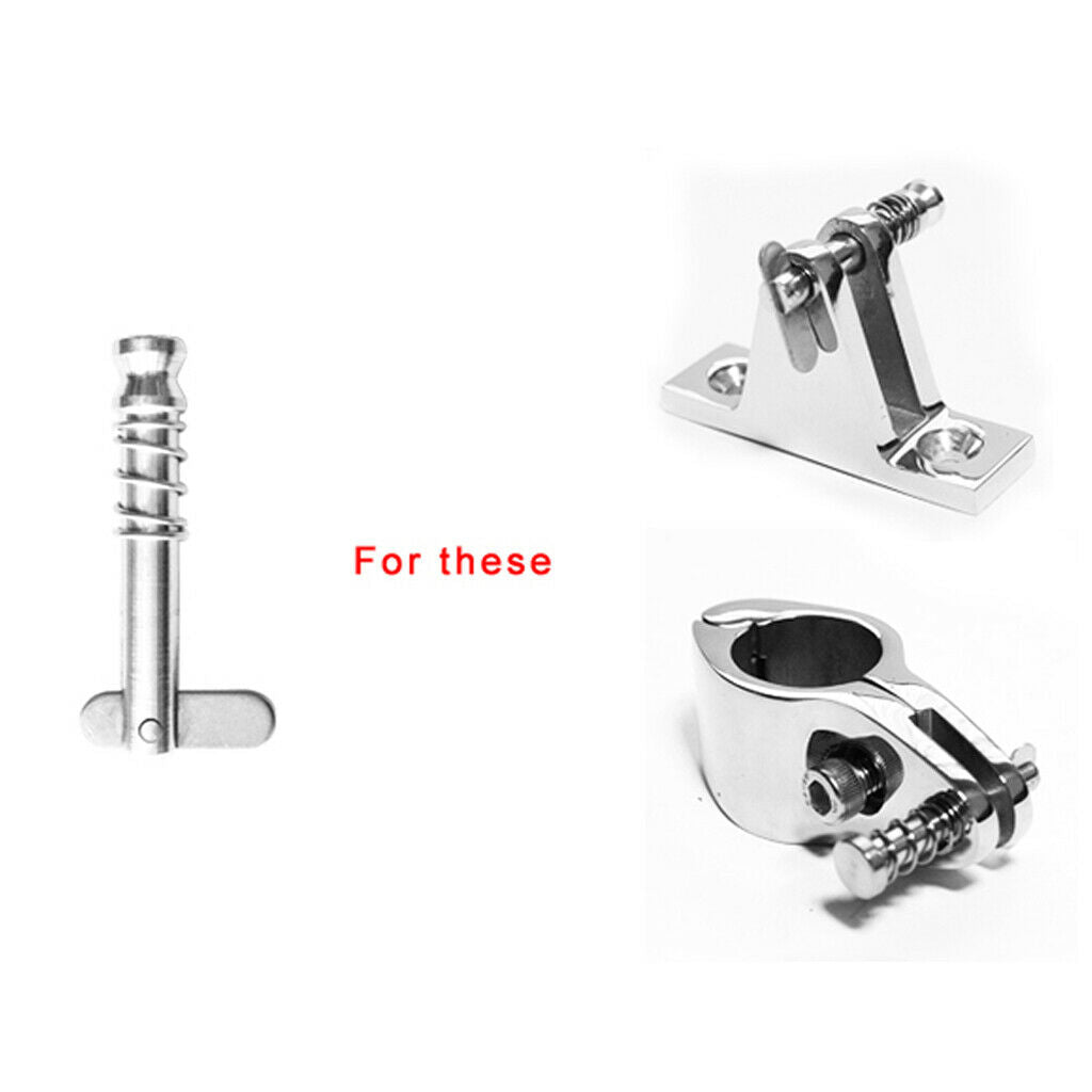 2pcs Replacements Durable 316 Stainless Steel Pins for Boat Top Deck Hinge