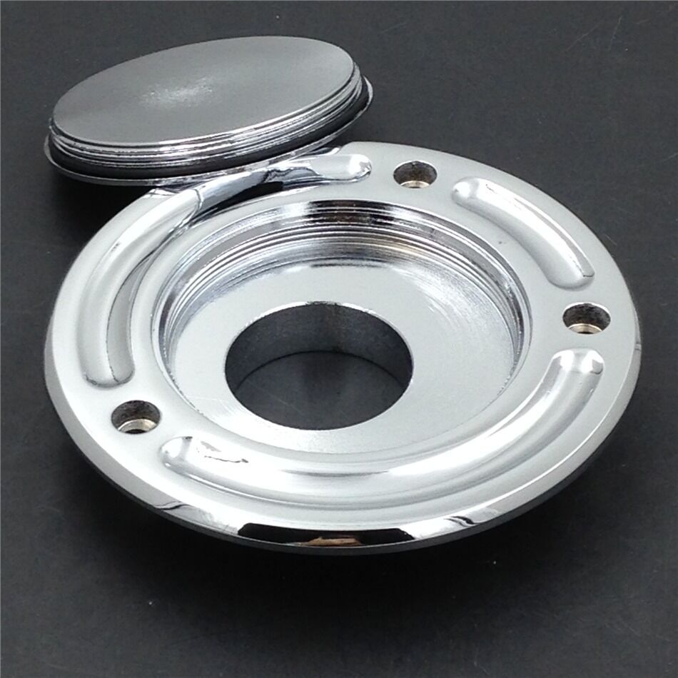 Black Gas Cap Fuel Tank For Kawasaki Zx 14R Z1000 10R 9R 6R 636 Zzr600 650R