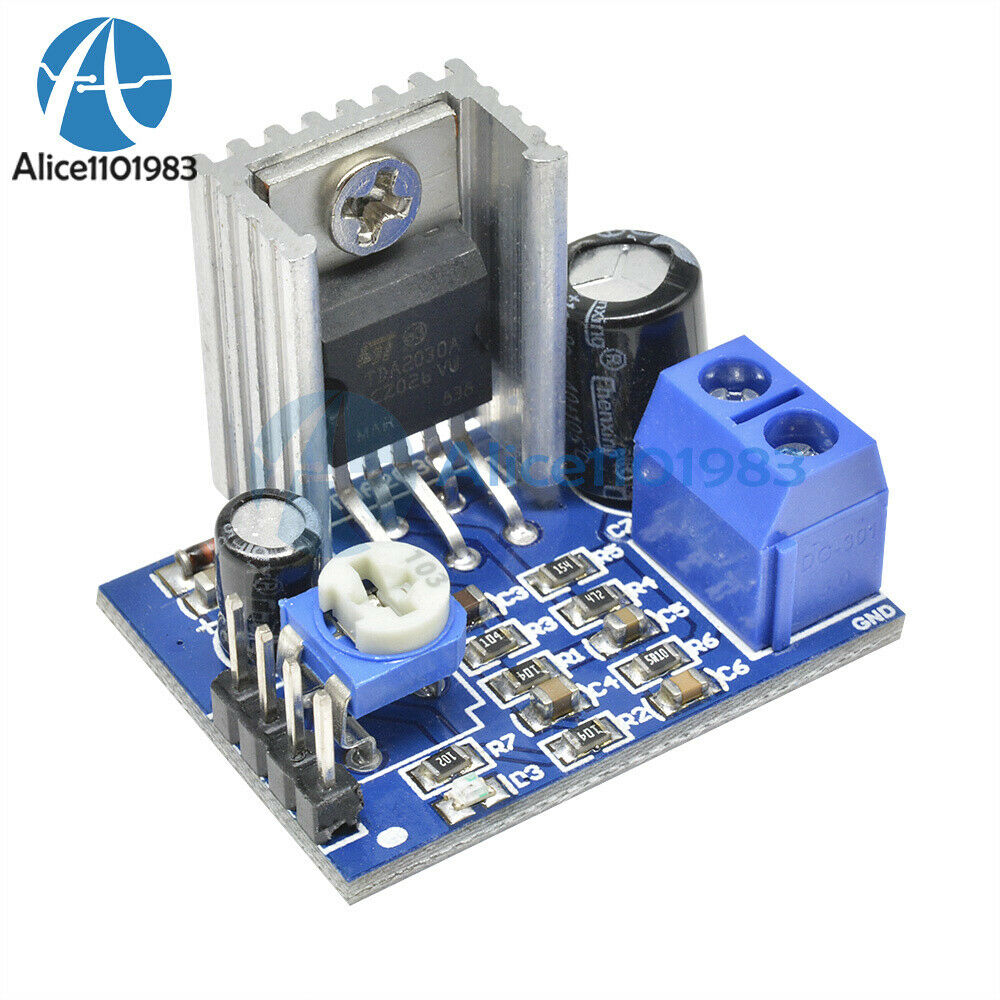 5PCS Power Supply TDA2030 Audio Amplifier Board Module TDA2030A 6-12V Single