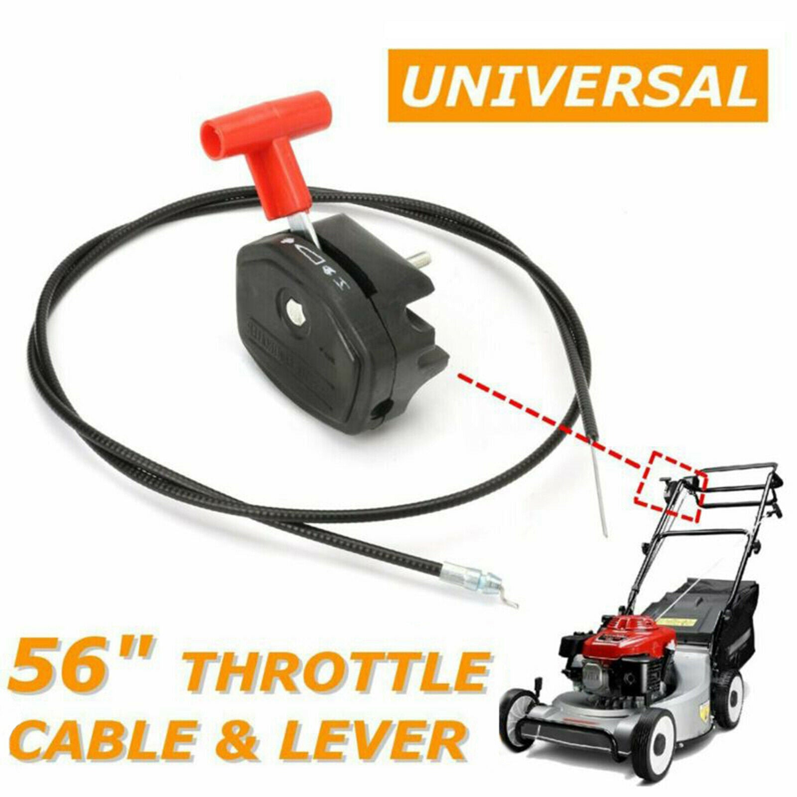 Lawn Mower Throttle Cable Lever Handle Kit Lawn Mower Parts Garden Tool