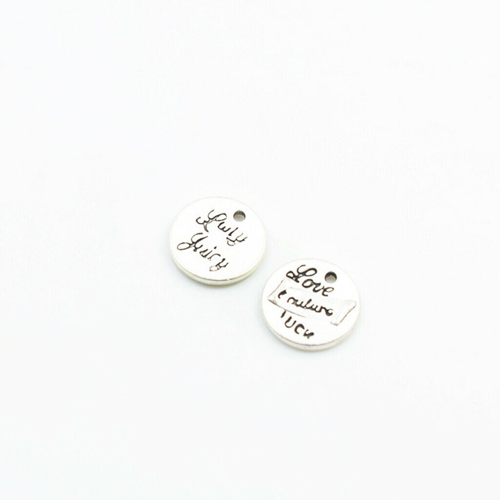 Random 12X Alloy Metal Charms Pendant Necklace Jewelry DIY Making Bracelet