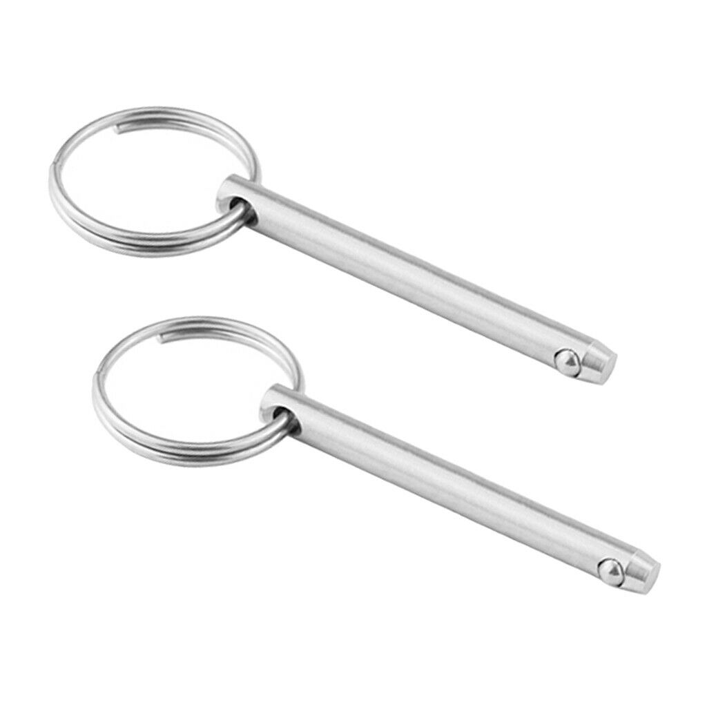 2 Packs Boat Marine Bimini Top Frame Standard Quick Release Pin 5 x 51mm