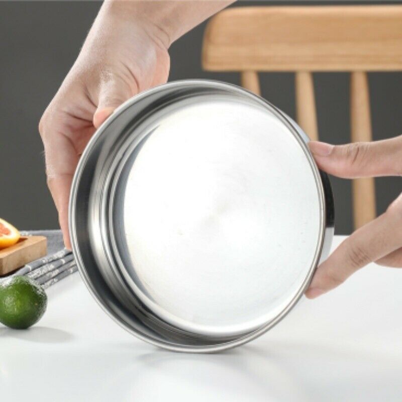 304 Stainless Steel Lunch Box 2 Layers Leak-Proof Food Container Dinnerware Uk