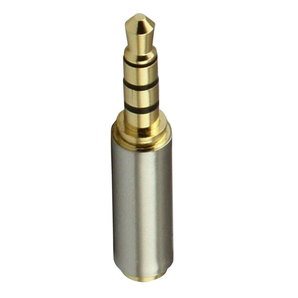 Metal 3.5mm Male to 2.5mm Female Audio Stereo Headphone Adapter Converter
