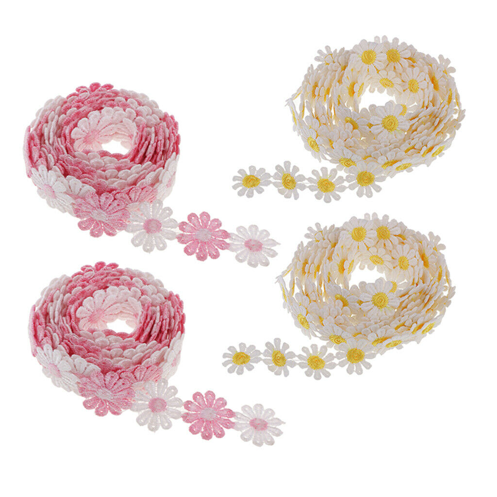 Trim Lace Embroidered Wedding DIY Craft Clothing Embroidered Patches DIY