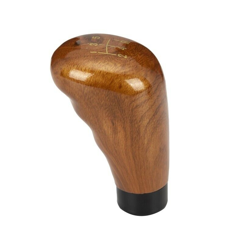 5-Speed Manual Car Gear Shift Knob Stick Shifter Lever wooden color Universal