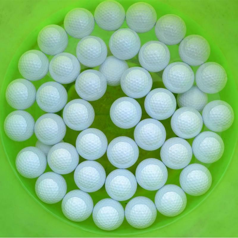 2Pcs Golf Ball Professional Indoor & Outdoor Air Balls Golf White Soft Ball