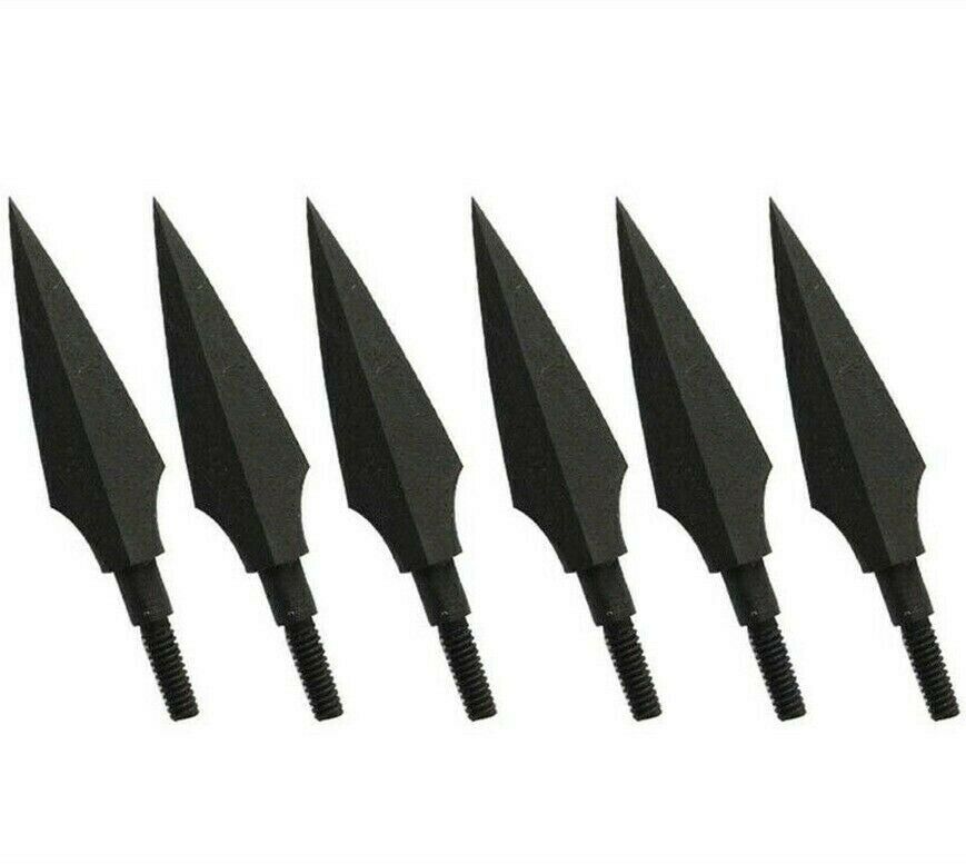 12pcs 150grain Hunting Screw in Arrowhead Broadhead Archery Arrow Bow Head Tip