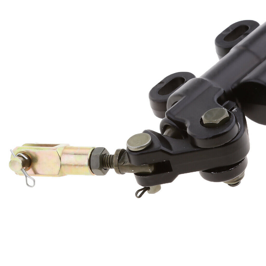 Black Back Rear Hydraulic Brake Master Cylinder PIT Quad Dirt Bike ATV Buggy
