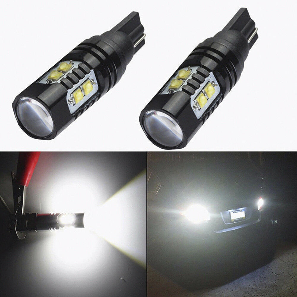2 xx 50W 921 912 T10 T15 LED 6000K HID White Car Backup Reverse Lights Bulb New