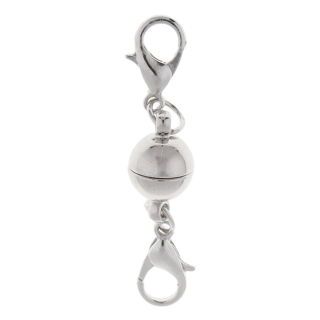 5 Sets Buckle Ball Magnetic Clasps With Both Sides Lobster Hooks DIY