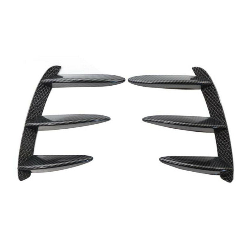 Carbon Fiber Car Bumper Fin Canard Splitter Diffuser Spoiler For Mercedes Benz