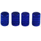 8 Pack Car Bicycle Aluminum Wheel Tire Stem Valve Caps Dust Cover Dark Blue