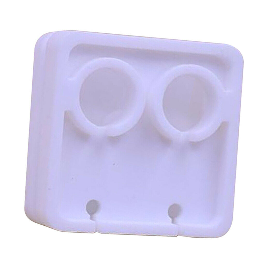 Earbud Holder Cord Wrapper Organizer Earphone Winder Carrying Case White