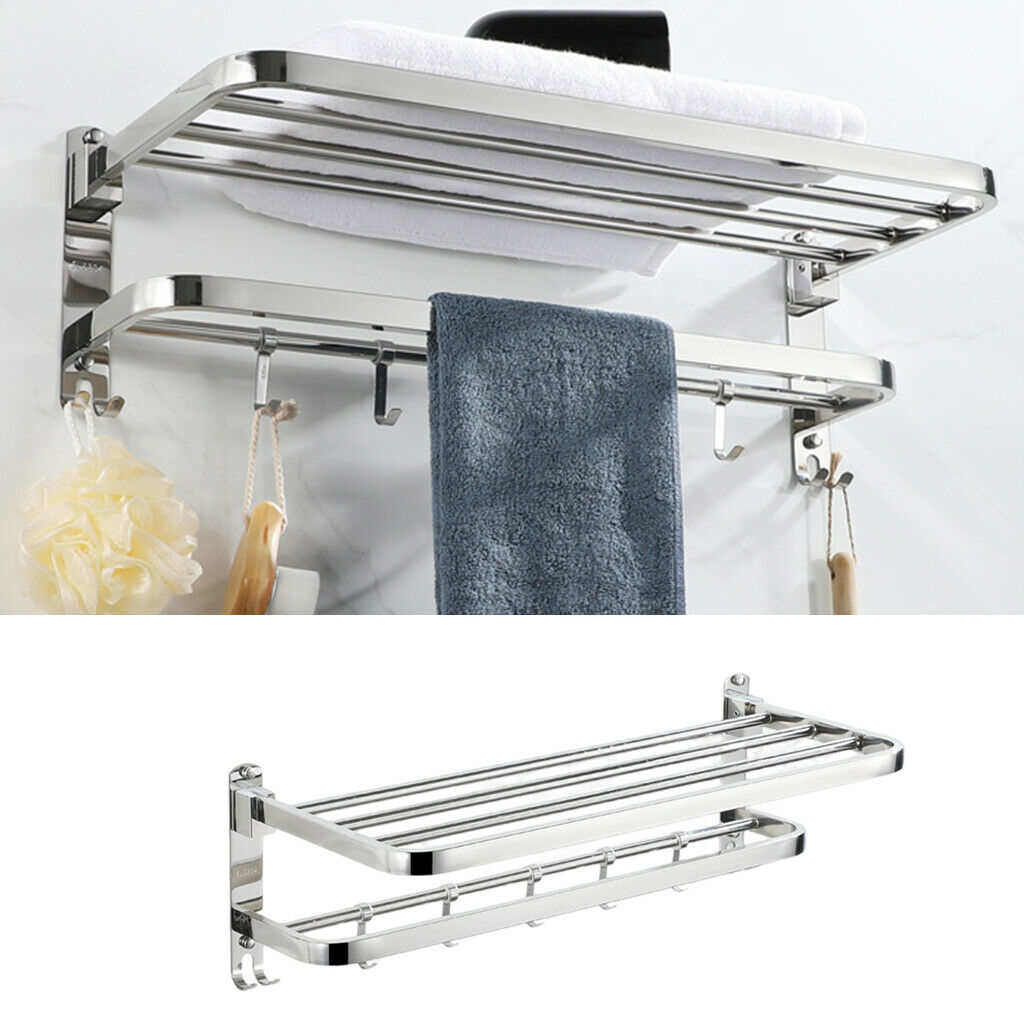 Towel Bar Bathroom Hardware Accessory 60cm