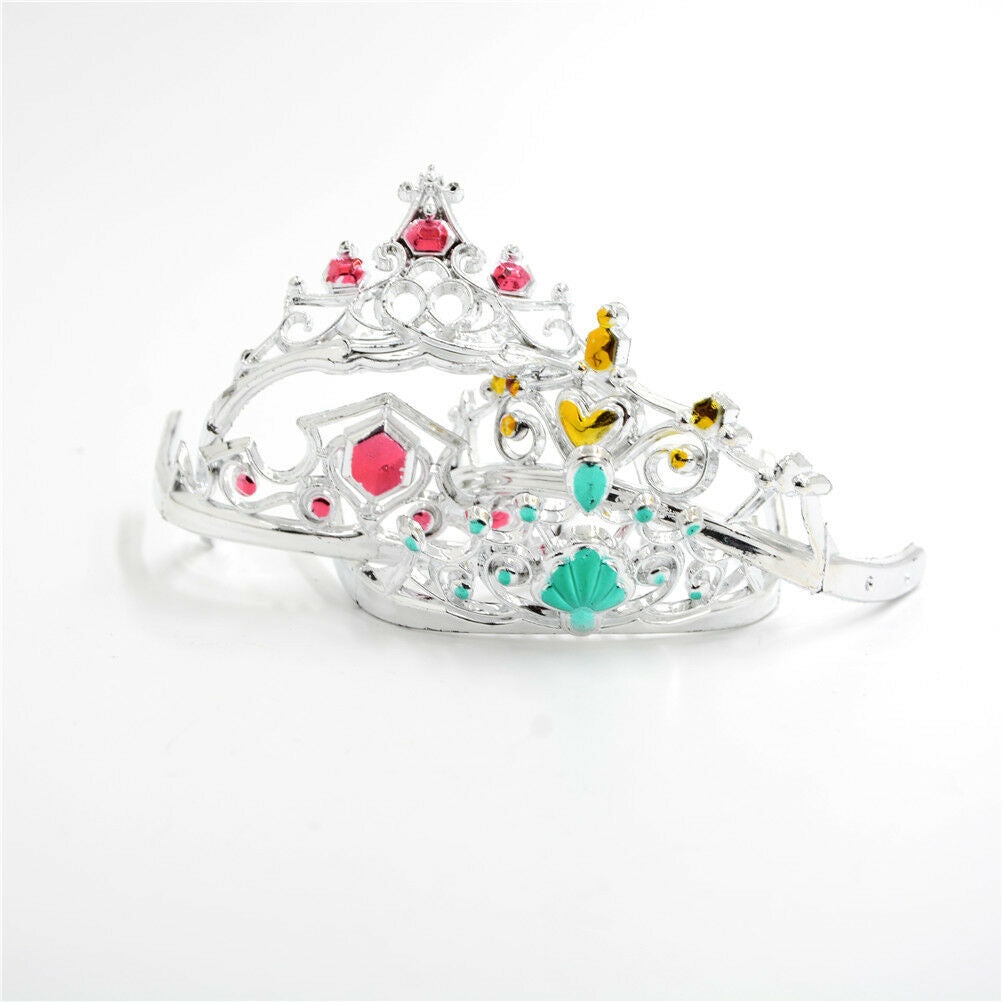 8X 4 Colours Fashion Crowns for  Headwear Jewelry Accessories for Do.l8