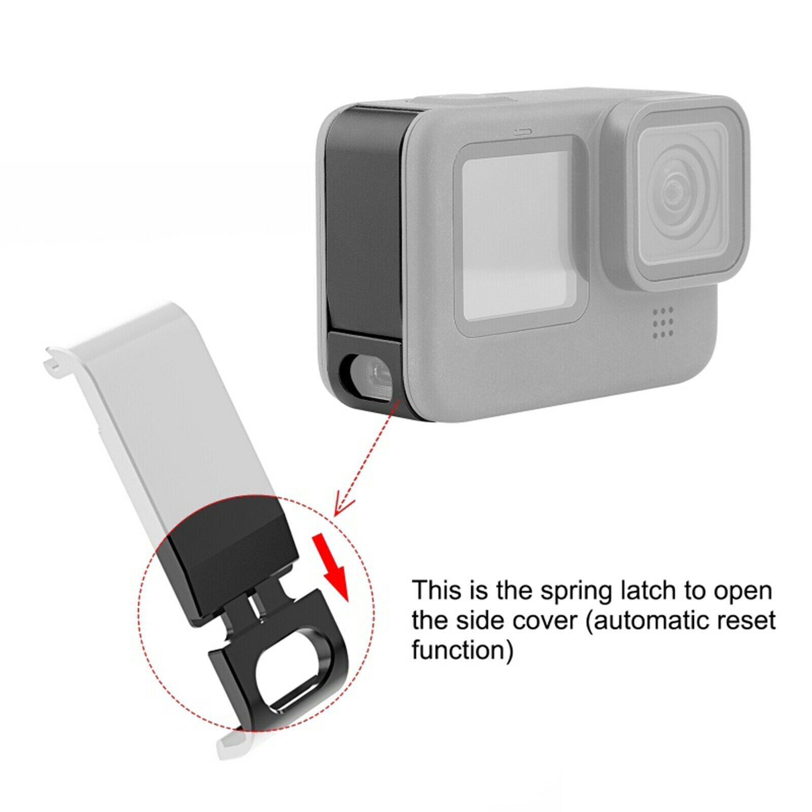 Soft Silicone Housing Case for  Hero9 Black Action Camera Accessories
