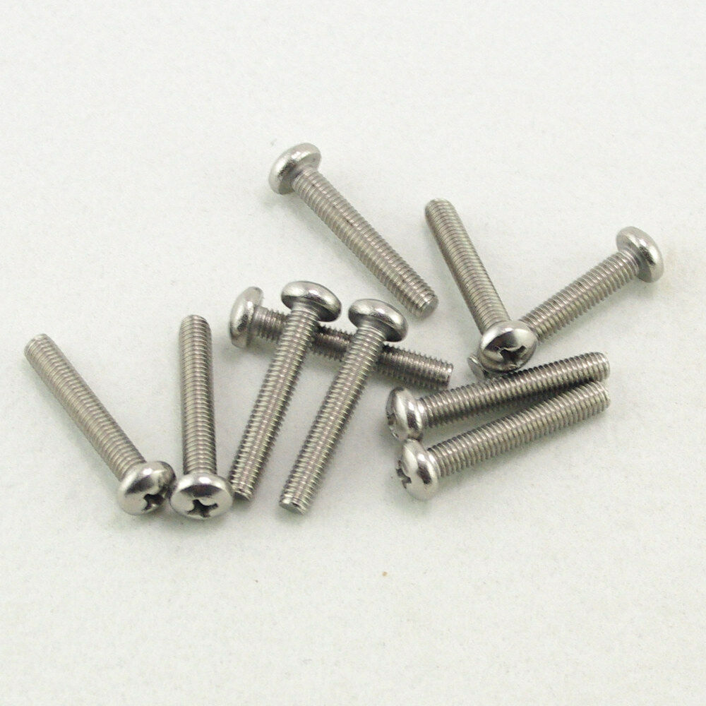 (50) Metric M5×20mm Stainless steel Cross Recessed Pan Head Screws